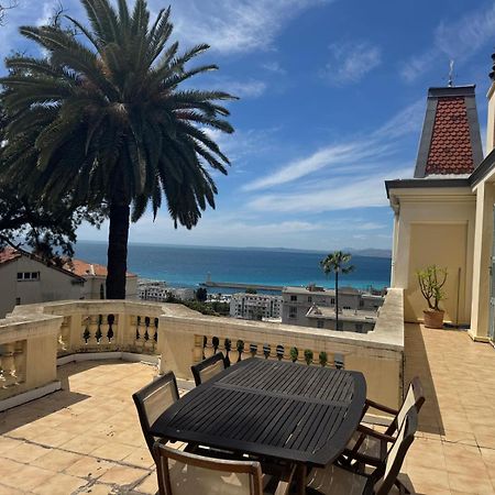 Palmeraie - Magnifique Appartement D'Epoque Avec Vue Mer 4 Personnes Avec Terrasse Le Port Nice Exterior photo